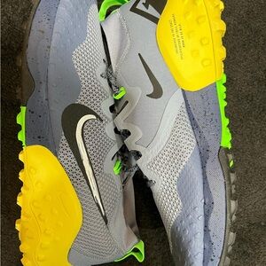 Nike Gray and Yellow Athletic Shoes